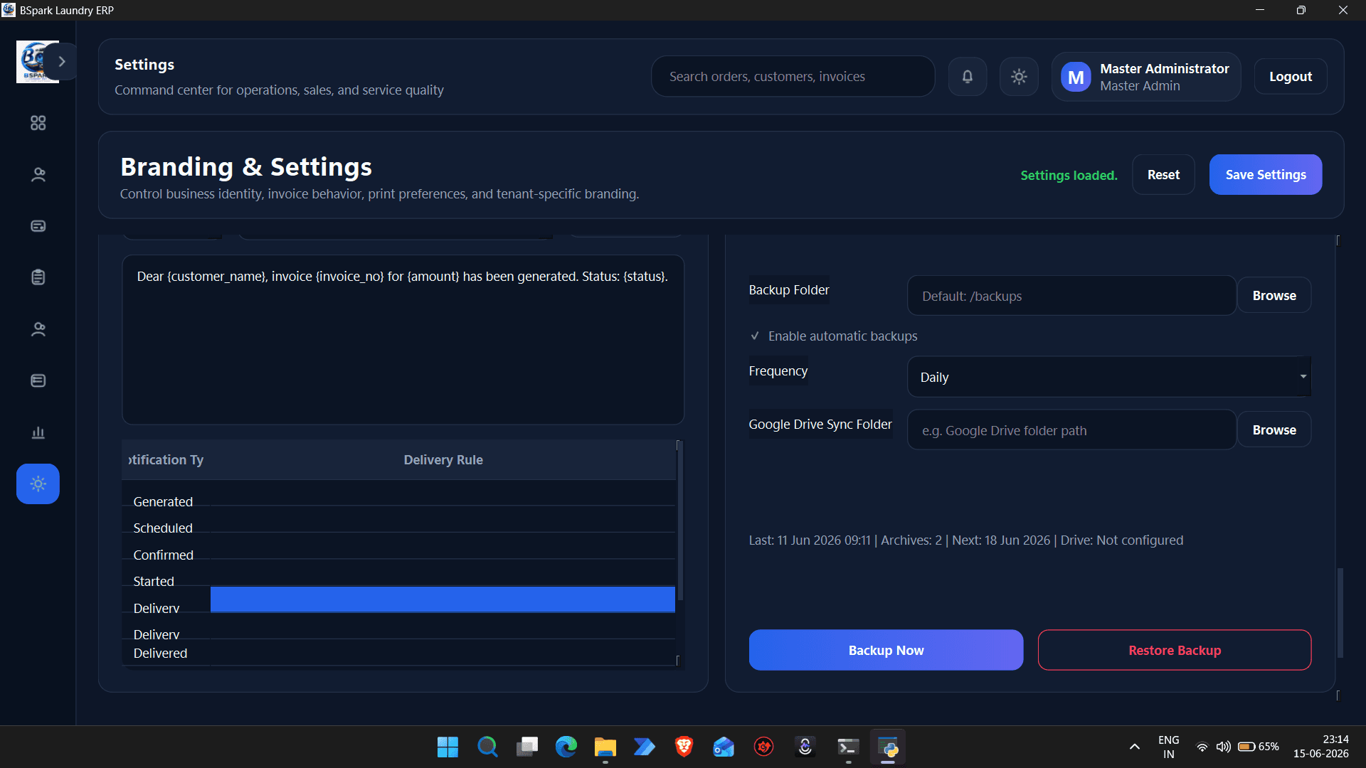 Invoice Service Platform – Product Management